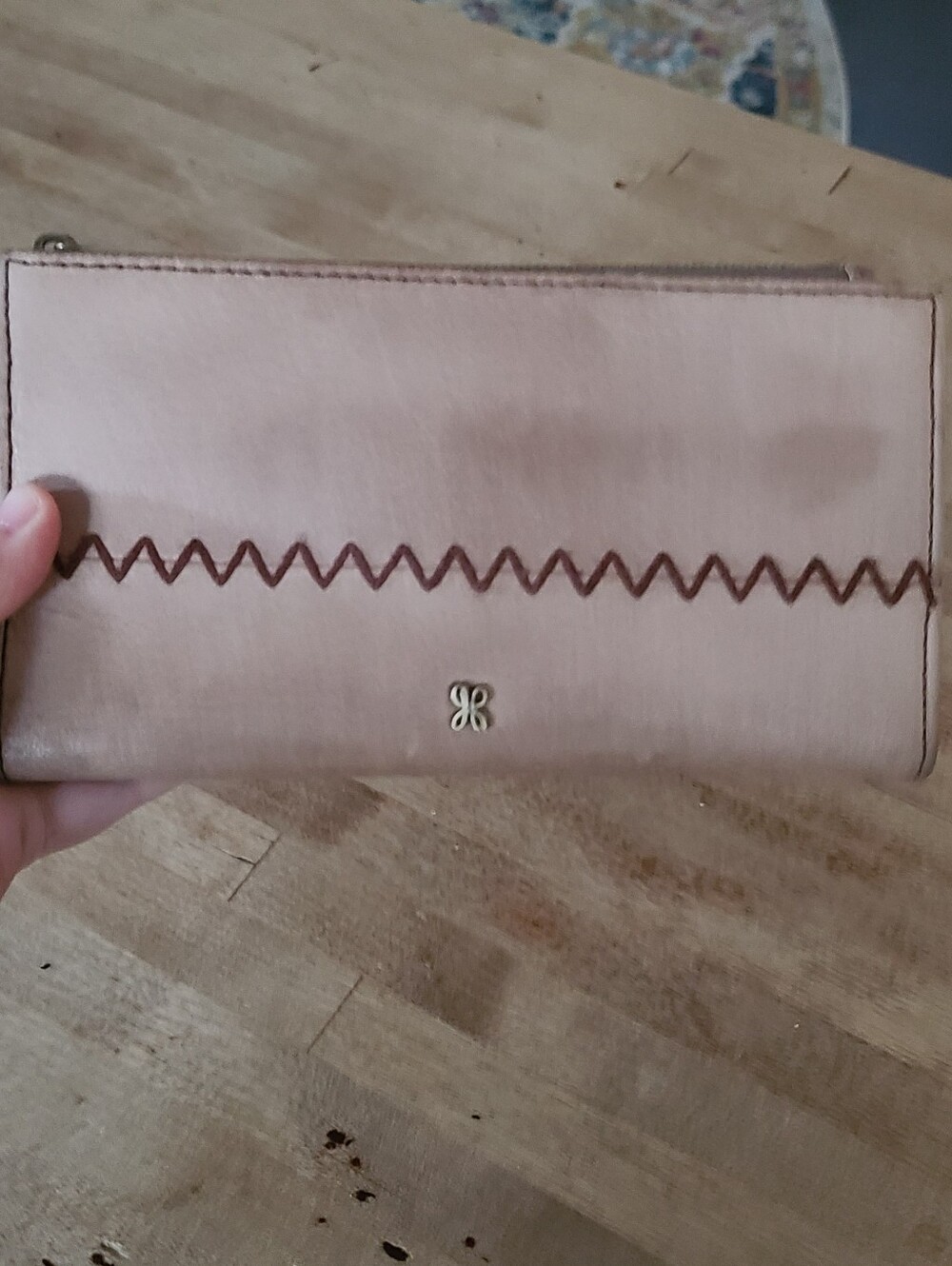 Leather Hobo Wallet